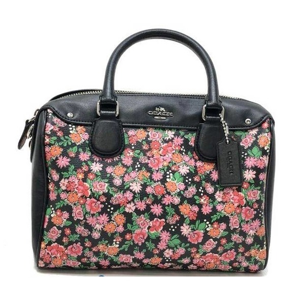 Coach Mini Bennett Floral/Posey Sachel Handbag - Picture 2 of 7